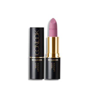 Губная помада матовая  IKON LOOK Relouis коричневый тон 06 Glamour Guide бархатных губ