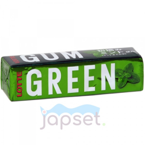 Lotte Green Gum Жевательная резинка, мятная, пластинки, 19,1 гр