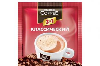 «Bridge Coffee», напиток кофейный 3 в 1, 20 г (упаковка 40 шт)