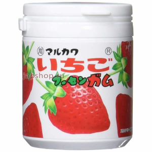 Marukawa Strawberry Bottle Gum Резинка жевательная, Клубника, 130 гр (4902747270257)