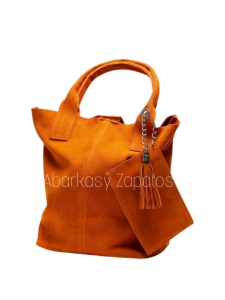 Ab.Zapatos Pelle SHOPPER ser (590) naranja