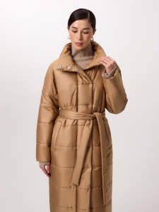 Зимнее стеганое пальто с мембраной