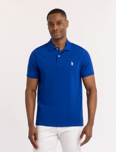 SOLID PIQUE SMALL LOGO POLO SHIRT