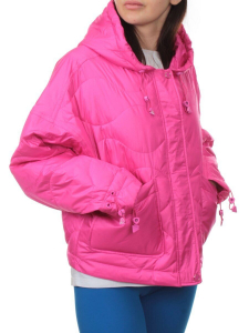 23-022 CRIMSON Куртка оверсайз демисезонная женская (синтепон 100 гр.)