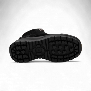 Ботинки из натуральной кожи на меху 88301-1 черные