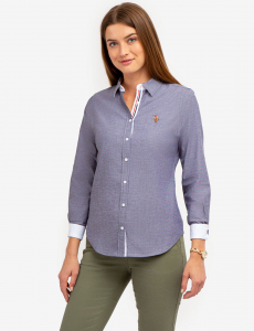 LONG SLEEVE SOLID STRETCH OXFORD SHIRT