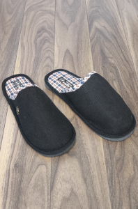 Тапки мужские AL-75 закрытые (черный)