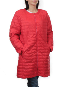 K-528 RED Куртка демисезонная стеганая женская (70 гр. холлофайбер)