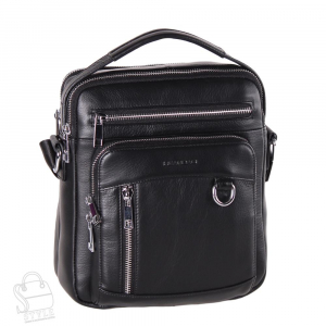 Сумка мужская кожаная 810-2BH black Heanbag