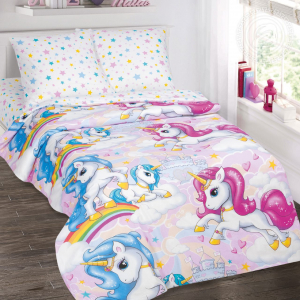 Поплин Карусельки (150 см. детский)