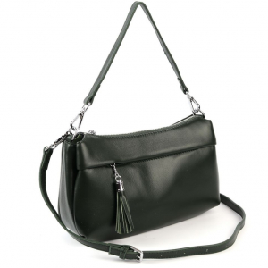 Женская кожаная сумка 3421 Грин