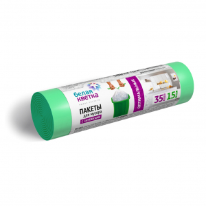 Пакеты для мусора Белая кветка tetex БЕЛАРУСЬ