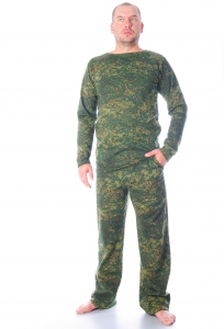 Бельё нательное КМФ, футер (цифра-зеленая) РАСПРОДАЖА!!