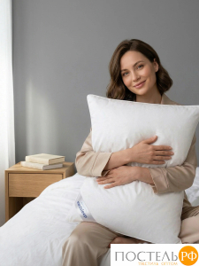 MEDSLEEP LANDAU Подушка 70х70, 1пр. хлопок-тик/пух-перо утиное, 1500 г, КТ