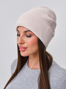 Шапка двойная с кашемиром ESW 25508