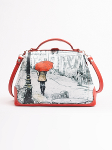 сумка саквояж REBEKA print