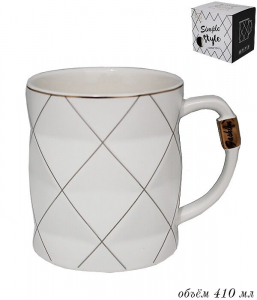 106-083 Кружка 410 мл в под.уп.(х48)Фарфор