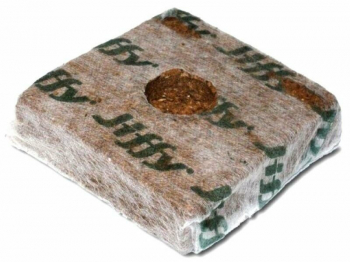 Кокосовый брикет субстрата Jiffy Growblok 80*80 мм, 1 шт