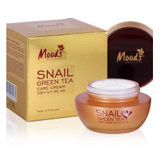 Крем для лица с зеленым чаем и улиткой 50 мл. Belov Moods Snail Green Tea Care Cream 50 ml.