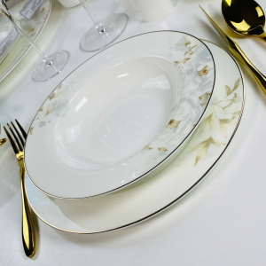 145-688 Набор из 6 глубоких тарелок 23см ЛИЛИАН в под.уп.(х6)Костяной фарфор