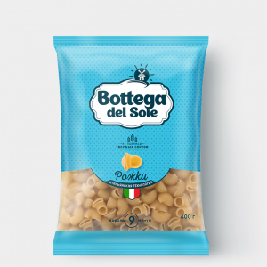 «Bottega del Sole», макаронные изделия «Рожки», 400 г