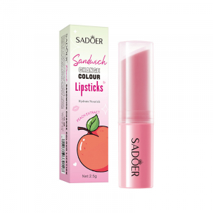 Бальзам для губ проявляющийся персиковый SADOER Sandwich change color lipsticks, 2,5 гр