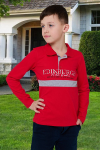 лонгслив поло для мальчика М 067/1-05 -50%