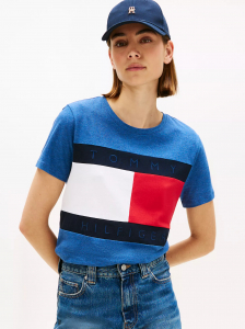 Bold Flag Logo Crewneck T-Shirt