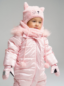 Комплект для девочки: шапка, снуд
