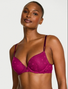 Sexy Tee Sheer Heritage Dot Push-Up Bra
