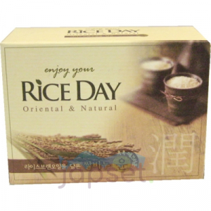 CJ Lion Rice Day Мыло туалетное, Рисовые отруби, 100 гр