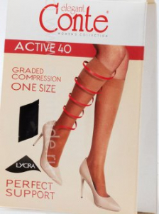 Гольфы женские Active 40 Conte [1пара] Дроп