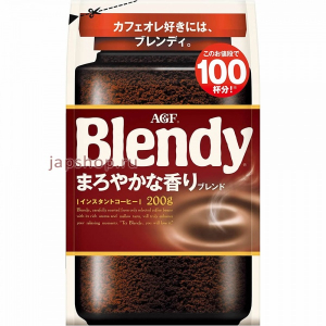 AGF Blendy Maruyaka Red Кофе растворимый Бленди Мокка, мягкая упаковка, 200 гр (4901111642164)