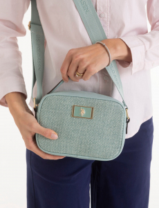 WOVEN TWEED CROSSBODY BAG