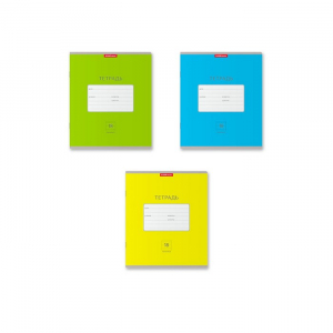 Тетрадь 18 листов в линейку, ErichKrause «Классика Bright», обложка мелованный картон, МИКС