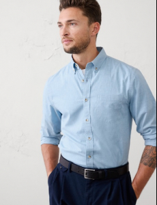 Slim-Fit Softwash Cotton Shirt
