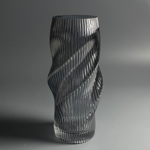 200-180 Декоративная ваза для цветов 29,5см в под.уп.(х6)Стекло