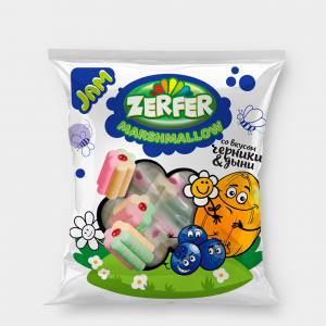 «Zerfer», маршмеллоу Jam со вкусом черники & дыни, 90 г