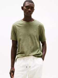 Linen-Cotton Blend T-Shirt