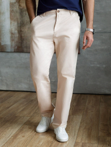 Брюки-чиносы из эластичного твилла