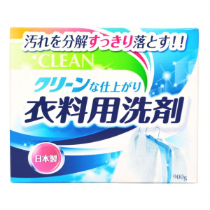 Daiichi Funs Clean Стиральный порошок с ферментом яичного белка для полного устранения пятен 900 г