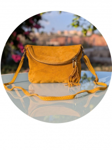Итальянская сумка из натуральной кожи AB.Z PELLE 222-07 CUERO АКЦИЯ