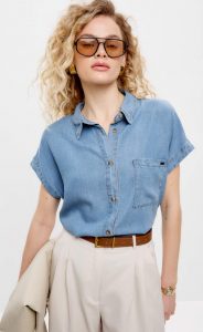 Рубашка к/р P512-1115 m.blue