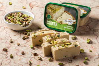 Халва кунжутная (тахинная) с фисташками, 280гр.