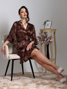 Халат Соблазнительный сценарий, браун