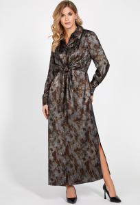 Платье Bazalini 4990 серо-коричневый