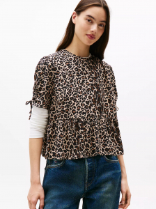 Tommy Jeans Puff-Sleeve Top