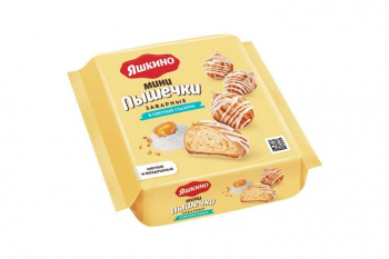 «Яшкино», мини-пышечки в светлой глазури, 240 г