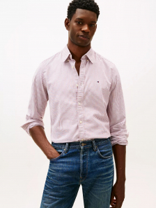 Slim Fit Stretch Stripe Oxford Shirt