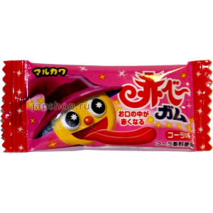 Marukawa Red Gum Cola Akabee Жевательная резинка, кола, красная, 4,3 гр (49186840)